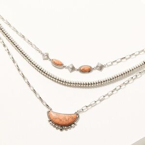 Shyanne Women's Stone Statement Layered Necklace